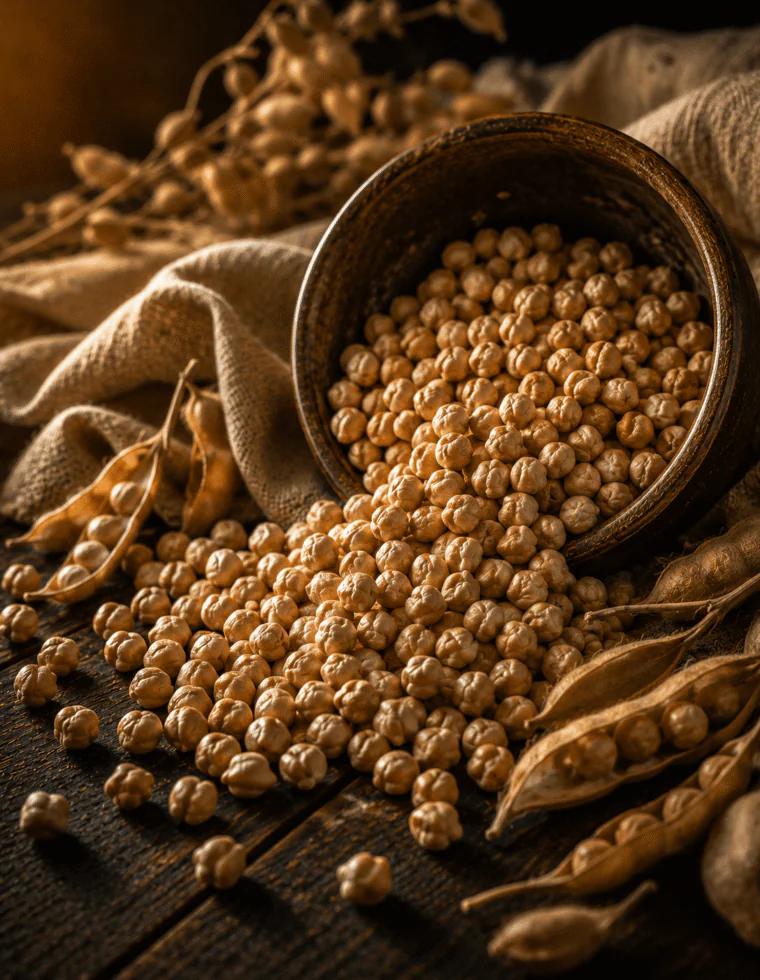 Bowl of chickpeas